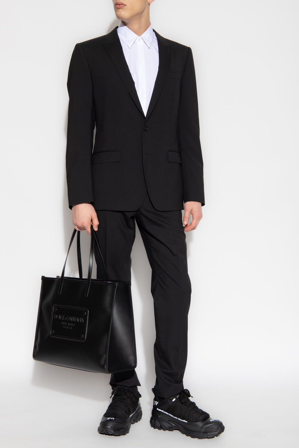VIP【関税送料無料】希少 DOLCE & GABBANA BLACK WOOL BLAZER $_57.JPG